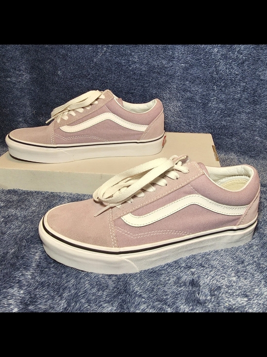 Vans Shoes - Vans Old Skool Sneakers in Dusty Pink and White